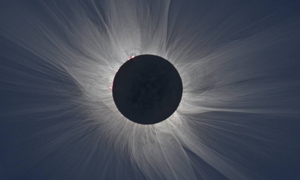 Eclipse total do sol acontecerá nesta segunda-feira (Foto: Divulgação / NASA)