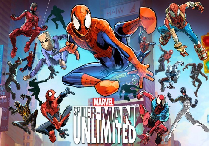 Controle várias versões do Homem-Aranha em Spider-Man Unlimited (Foto: Divulgação)