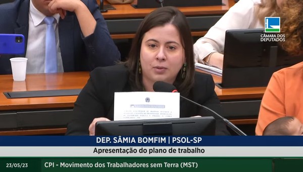 MPF vê violência política de gênero contra Sâmia Bomfim e aciona PGR