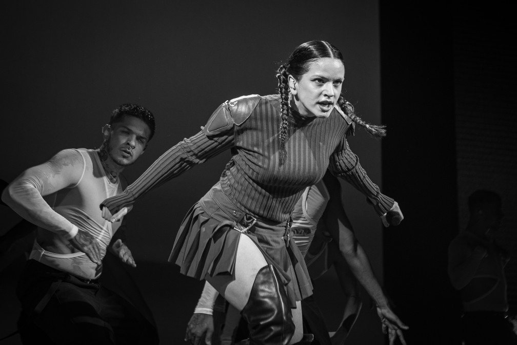 Rosalía se apresenta em show em São Paulo — Foto: Fábio Tito/g1