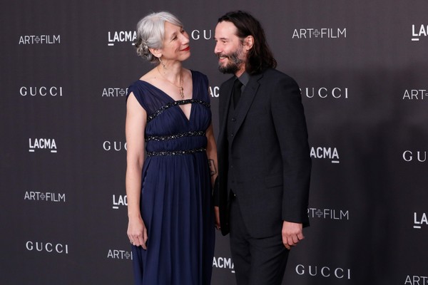 O ator Keanu Reeves com a namorada Alexandra Grant (Foto: Getty Images)