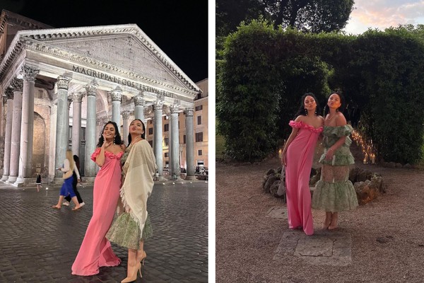 Vanessa Hudgens encanta em cliques ao lado da irmã caçula na Itália (Foto: Reprodução/Instagram)