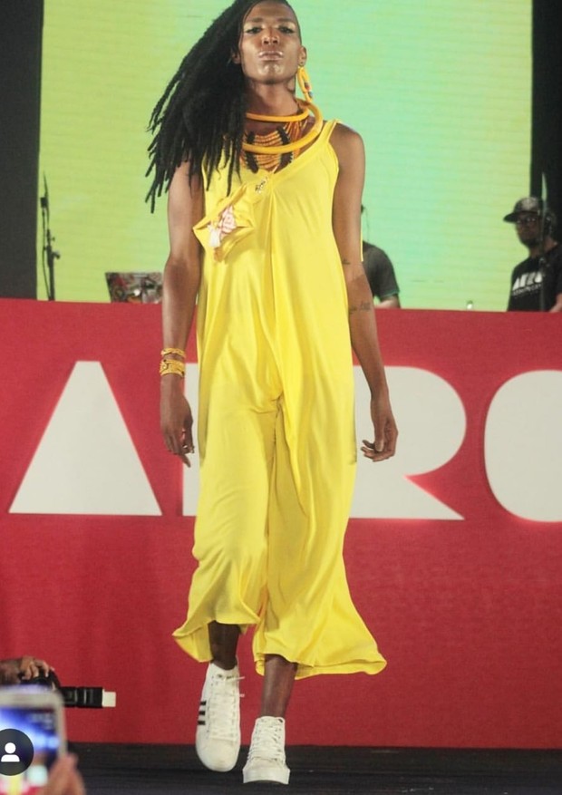 Majur no Afro Fashion Day, em novembro de 2018 (Foto: Reprodução/Instagram)