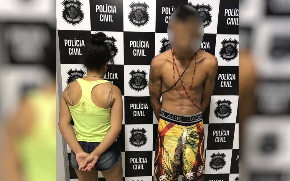 Casal Ã© detido por morte de menor que teria participado de suposto estupro coletivo, em Itumbiara (Foto: PolÃ­cia Civil/DivulgaÃ§Ã£o)