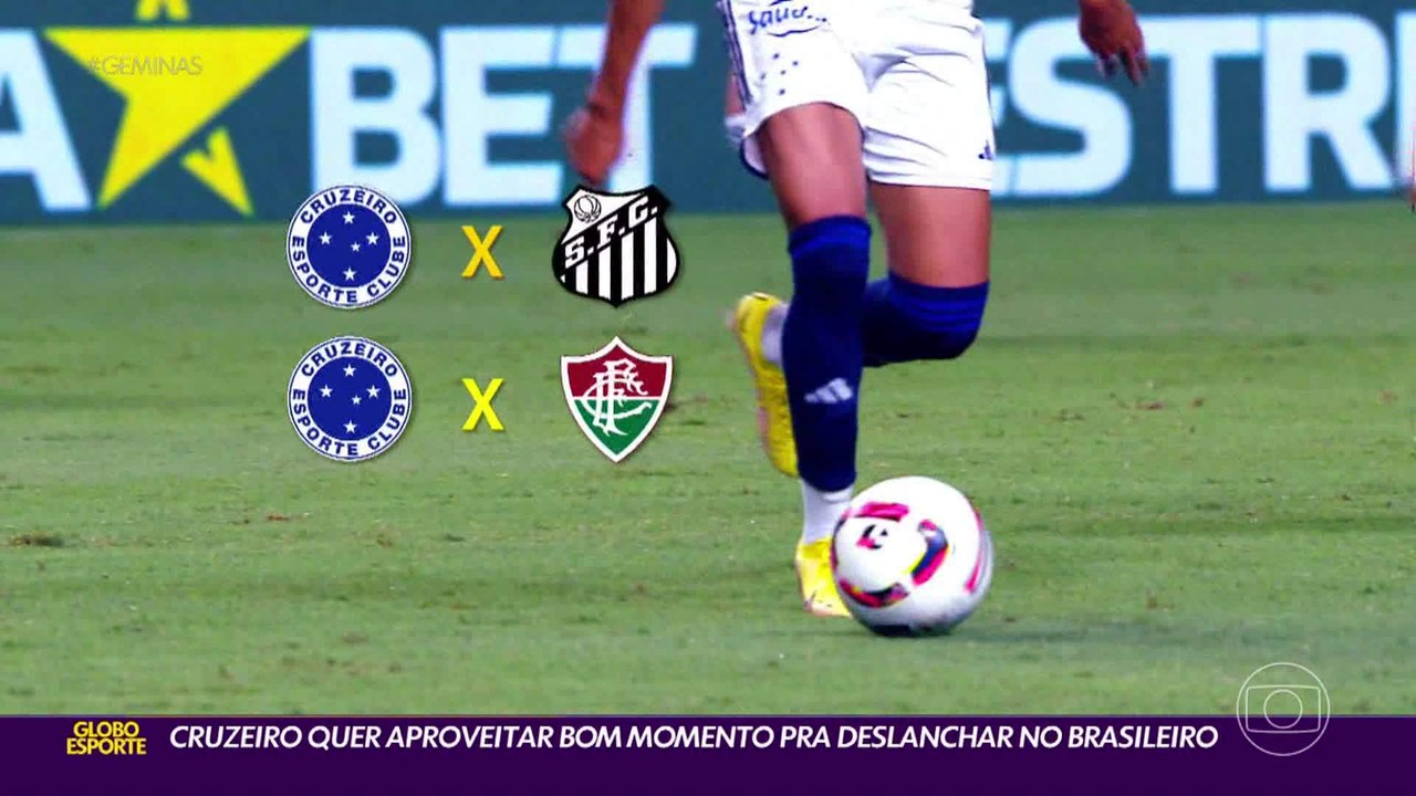 Cruzeiro quer aproveitar bom momento pra deslanchar no Brasileirão