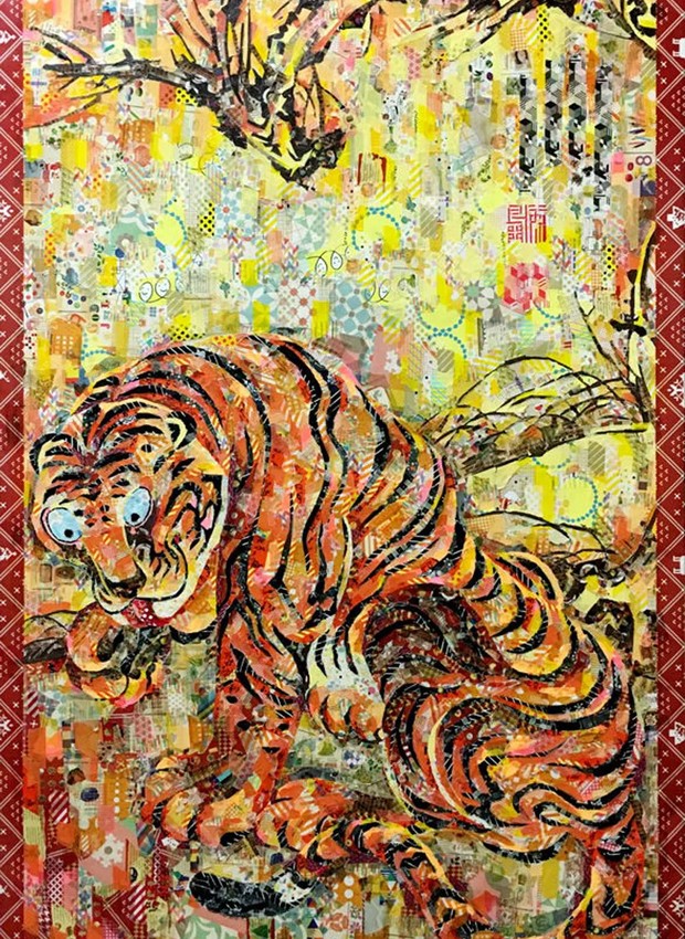 O Tigre, de Ito Jakuchu (Foto: Spoon&Tamago/ Reprodução)