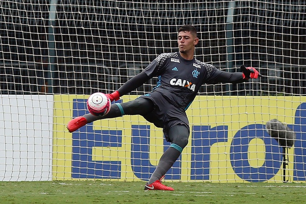 Yago Darub em ação pela base do Flamengo — Foto: Arquivo pessoal