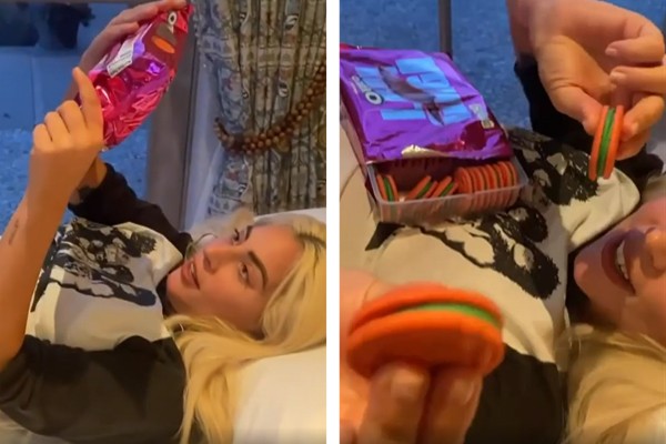 Lady Gaga fez parceria com marca de biscoitos recheados para lançar bolachas inspiradas no álbum Chromatica (Foto: Reprodução / Instagram)