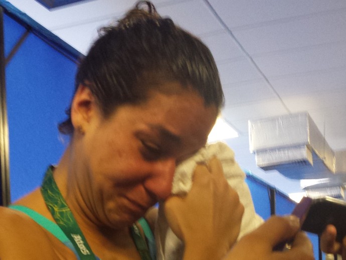 Joanna Maranhão chorando natação Rio 2016 (Foto: Raphael Carneiro)