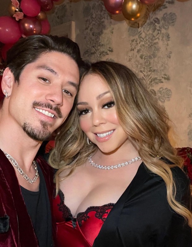 Mariah Carey e o namorado, Bryan Tanaka (Foto: Reprodução/Instagram)