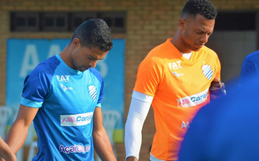 Ricardo Bueno começou a treinar com o elenco do CSA na semana passada — Foto: Augusto Oliveira/ASCOM CSA