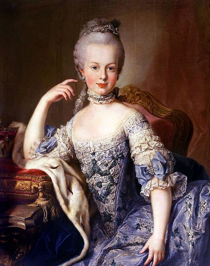Maria Antonieta, retrato de 1767 (Foto: Martin van Meytens)