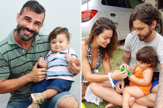 Jorge Souza Jorge Souza confessa que ficou com ciúmes do filho com novo namorado de Laura Keller, o DJ e tatuador Gustavo Saad (Foto: Reprodução/Instagram)