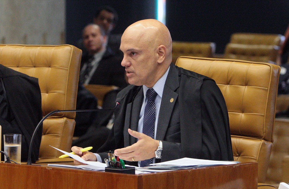 Imagem mostra o ministro STF Alexandre de Moraes (Foto: Carlos Moura/STF)