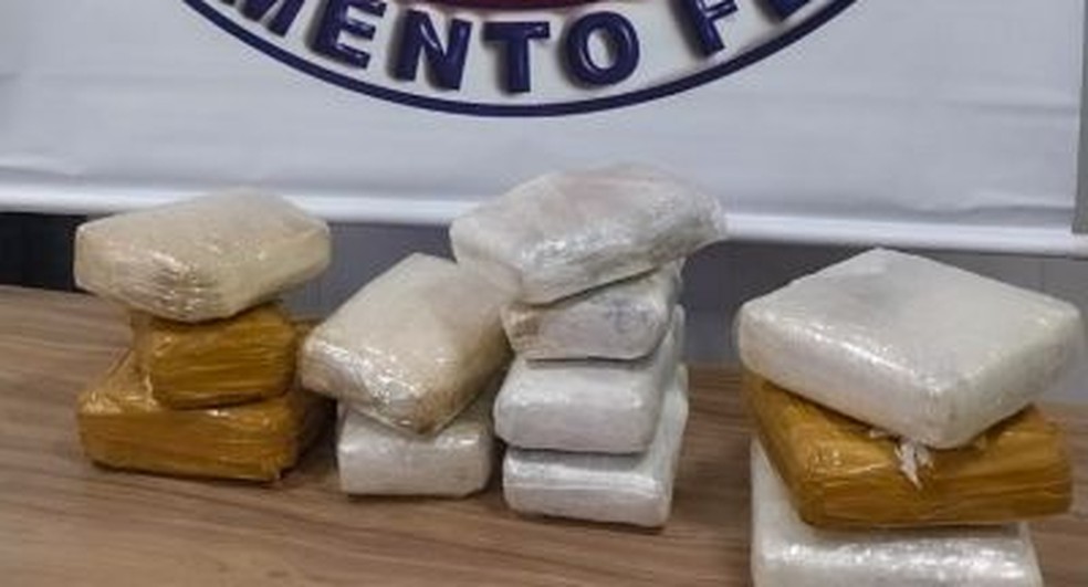 Tijolos de supermaconha foram apreendidos em barco no Marajó — Foto: Segup/Divulgação 