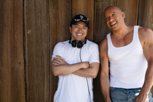 O diretor Justin Lin e o ator Vin Diesel (Foto: Reprodução/Instagram)