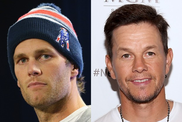 Tom Brady e Mark Wahlberg (Foto: Getty Images)