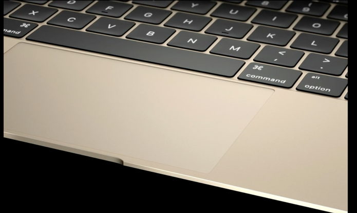 Novo macbook apresentado no evento da Apple (Foto: reprodução)