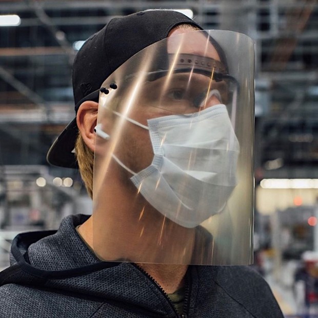 Máscara de proteção Oakley (Foto: Reprodução/Instagram)