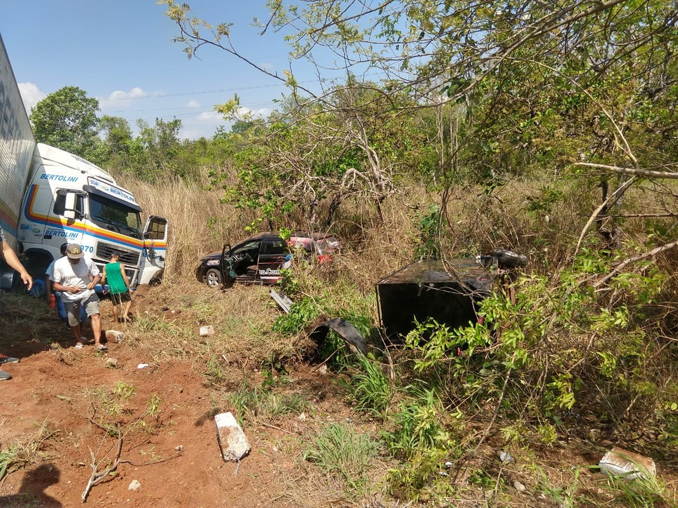 Cantor sofreu acidente na BR-153 em Araguaína — Foto: Divulgação