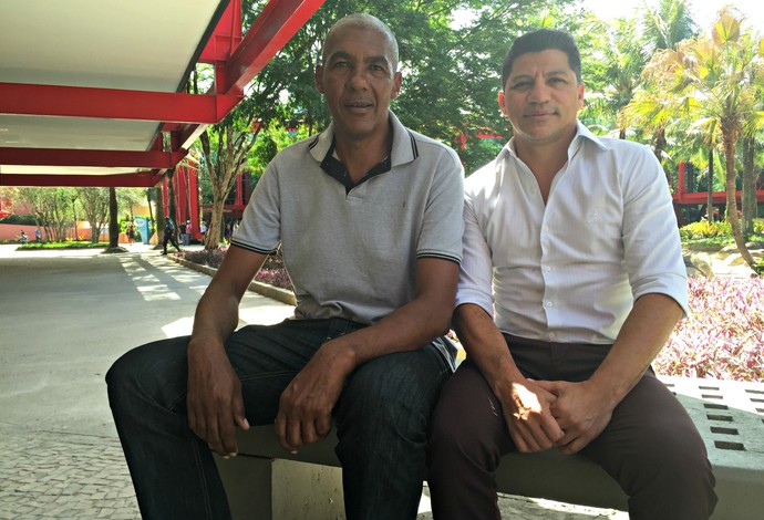 Seu Eraldo, Jailton Oliveira, Emerson Santos, Botafogo (Foto: Thiago Lima)