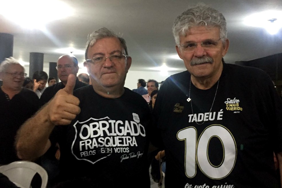 Judas Tadeu se licencia e Leonardo Arruda pede exoneração da vice-presidência de futebol do ABC (Foto: Diego Simonetti/Blog do Major)
