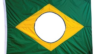 'New Brazilian flag', de Raul Mourão  — Foto: Divulgação