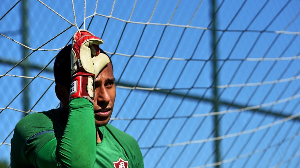 Rodolfo em treino do Fluminense — Foto: Mailson Santana/Fluminense