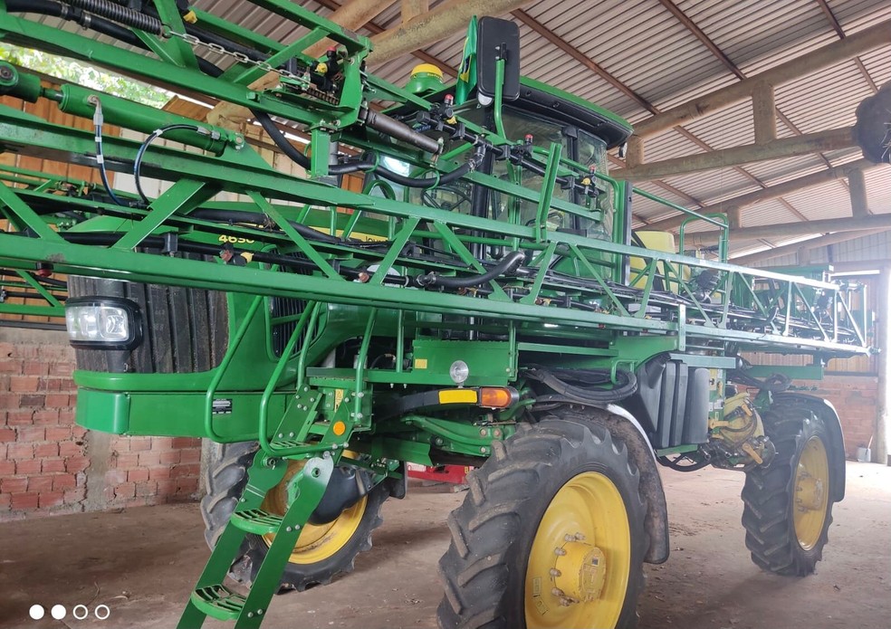 Máquinas agrícolas furtadas em Palmas são encontradas em Santa Maria — Foto: Divulgação/SSP-TO