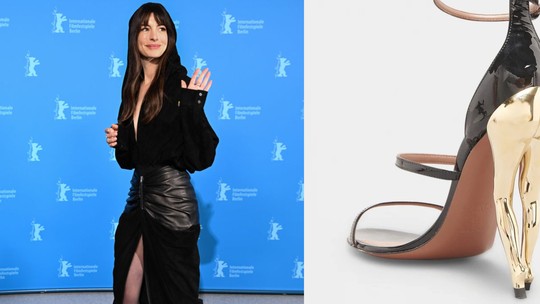 Festival de Berlim 2023: sapatos de Anne Hathaway chamam atenção em tapete vermelho