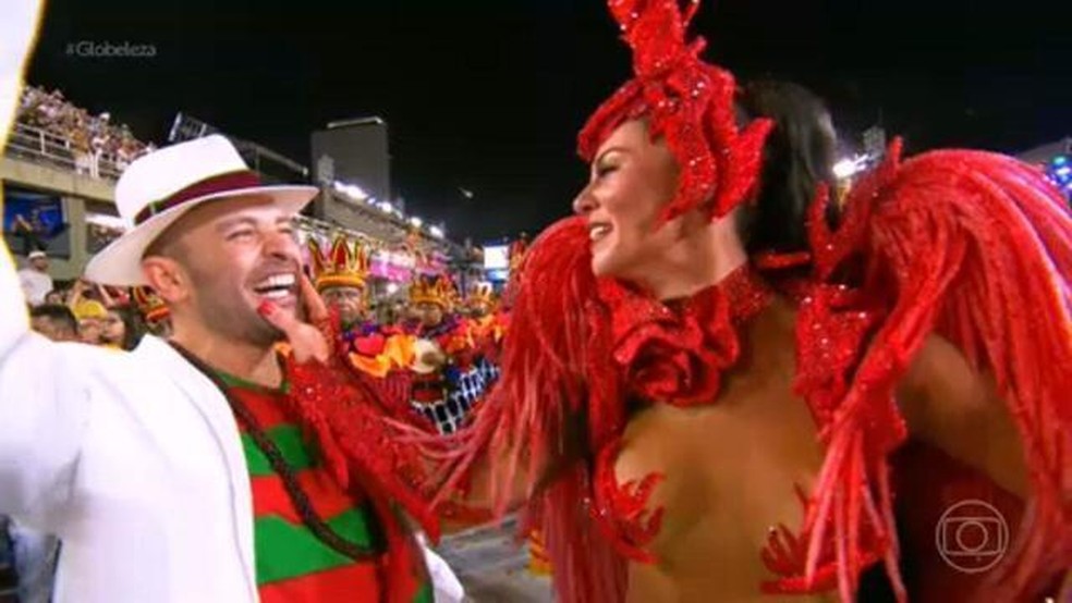 Paolla Oliveira e Diogo Nogueira — Foto: g1