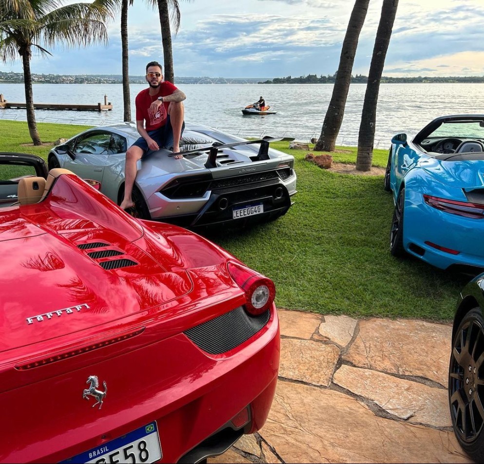 Influencer preso no DF por lavagem de dinheiro ostentava carros de luxo em redes sociais; veja imagens
