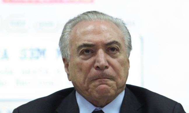 Michel Temer, presidente da República, um tanto quanto irritado (Foto: Andre Coelho / Agência O Globo) Michel Temer, presidente da República, um tanto quanto irritado (Foto: Andre Coelho / Agência O Globo)