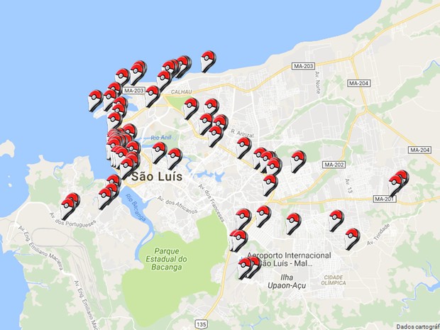 Bolsodex: a localização perdida de Pokémon