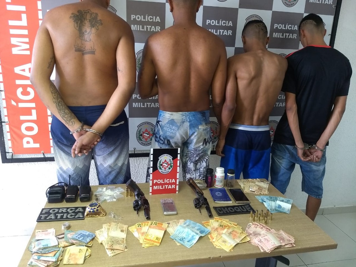 Quatro Homens São Presos Suspeitos De Tráfico De Drogas Em João Pessoa Paraíba G1