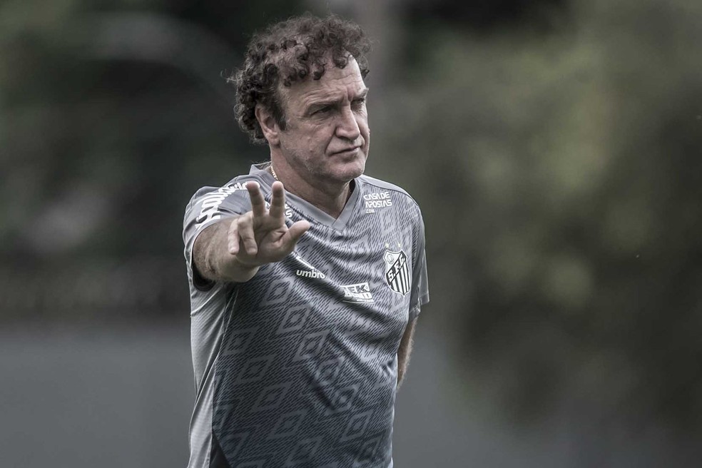 Cuca, técnico do Santos — Foto: Ivan Storti/Santos FC