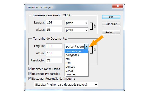 Redimensionar imagem photoshop cc 2019