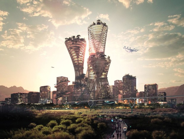 10 cidades futuristas que serão construídas ao redor do mundo (Foto: Reprodução/BIG)