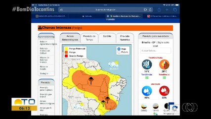 Alerta de chuvas intensas continua em todo o estado nesta sexta-feira (2)