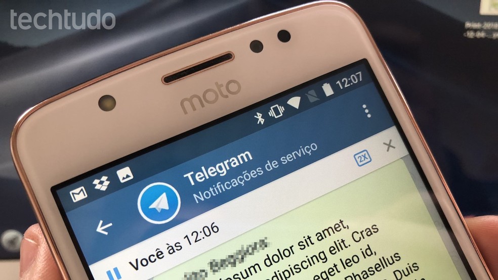 Telegram: mídias recebidas pelo app não estão tão seguras — Foto: Helito Beggiora/TechTudo
