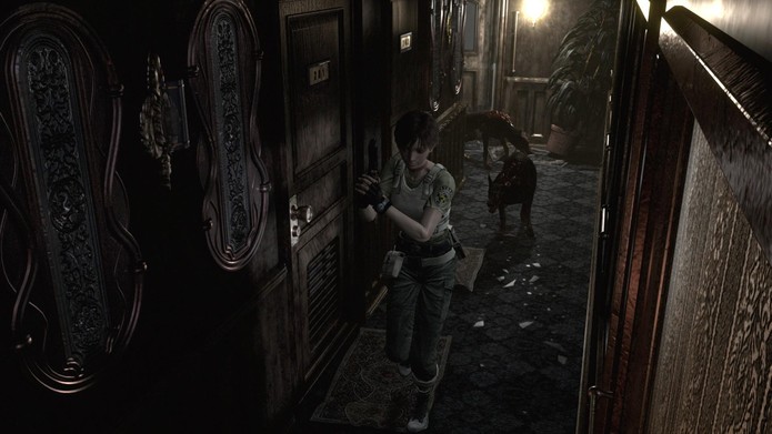 Resident Evil Zero HD Remaster: Cerberus causam poucos danos e muitos sustos (Foto: Divulgação/Capcom)