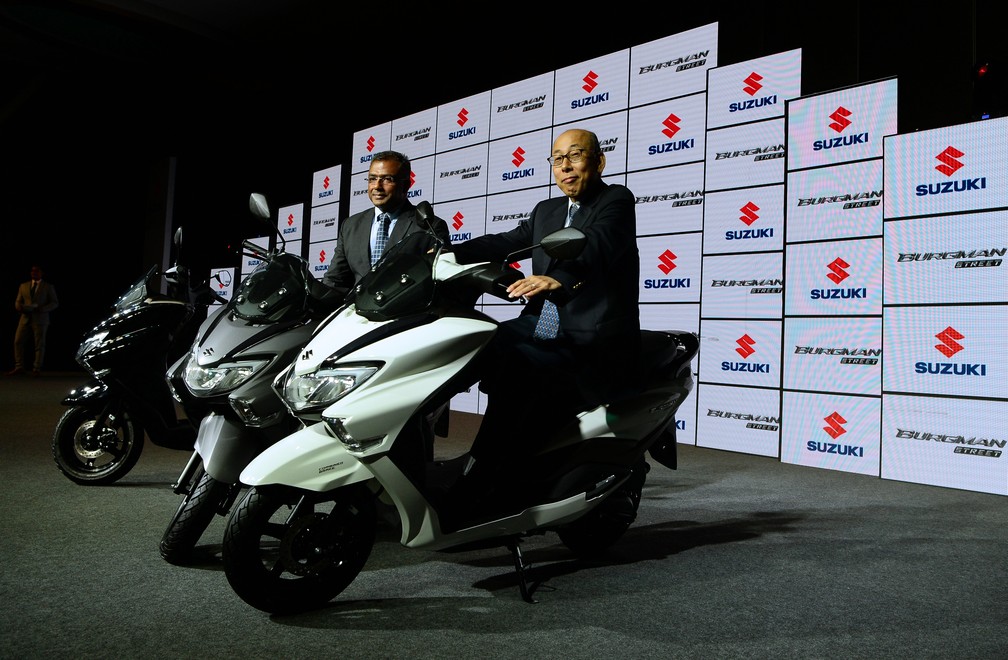 Suzuki Burgman Street ficou mais encorpado (Foto: Sajjad Hussain/AFP)