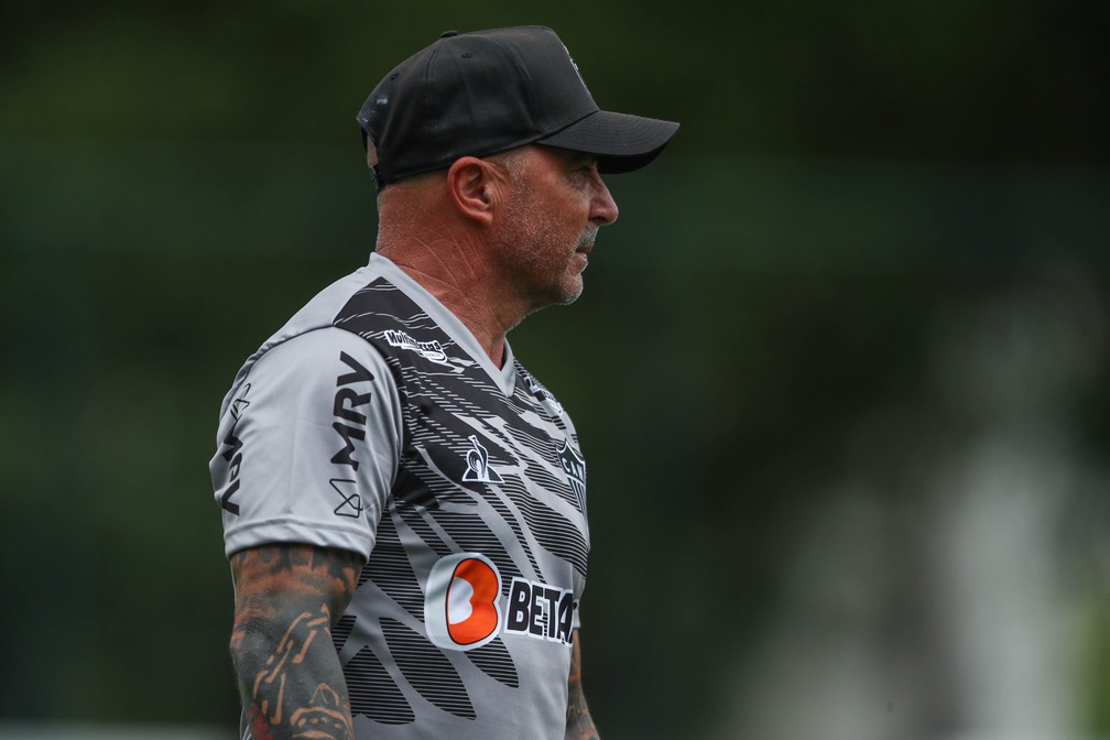 Jorge Sampaoli, técnico do Atlético-MG  — Foto: Pedro Souza/Atlético-MG 