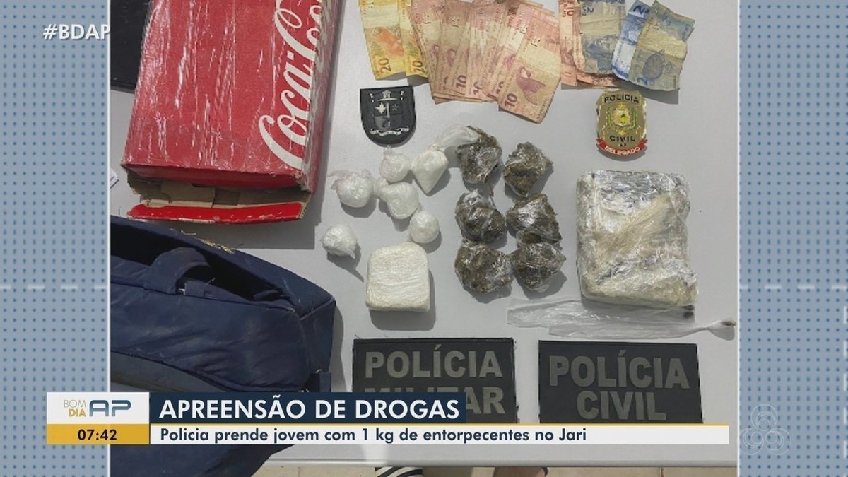 Investigado Abordado Em Praça De Laranjal Do Jari Escondia 1 Quilo De Cocaína E Skank Em Casa