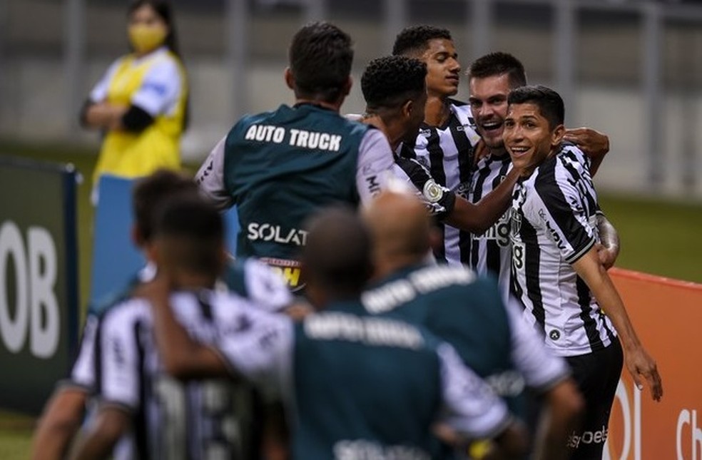 Atlético-MG venceu o Corinthians no Mineirão — Foto: Twitter/Mineirão