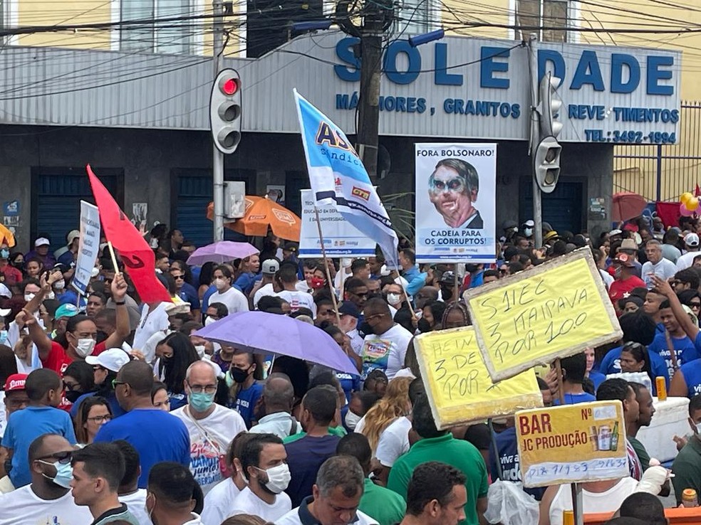 Bairro da Soledade recebe multidão para evento do Dois de Julho — Foto: Itana Alencar / g1 Bahia
