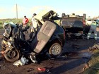Cinco pessoas morrem em colisão frontal em rodovia de Jaboticabal, SP