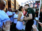 Casal americano se casa durante Maratona de Chicago