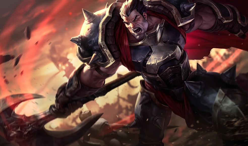 League of Legends guia de pro build para o campeão Darius Atletas