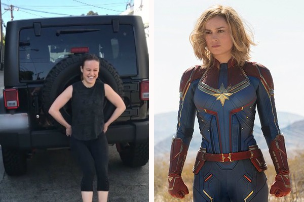 Brie Larson provou no programa de Ellen DeGeneres como seu treinamento para Capitã Marvel (2019) foi intenso (Foto: Reprodução)